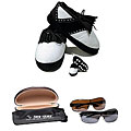 Tour Vision Men's Golf Slippers with 2 Pairs of HD Sunglasses Gift Combo