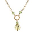 Charming Life 14k Goldfill Citrine and Peridot Necklace