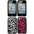 Zebra Skin Apple iPod Touch 4 Protector Case