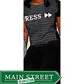 Motivation Boulevard Women's Black 'Press FFWD' T-shirt