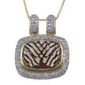 Encore by Le Vian 14k Gold 3/4ct TDW Diamond and Quartz Necklace (J-K, SI1-SI2)