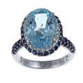 Encore by Le Vian 14k Gold Sapphire and 1/4ct TDW Diamond Ring (H-I, SI1-SI2)