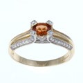 Encore by Le Vian 14k Gold Garnet and 1/3ct TDW Diamond Ring (I-J, I1-I2)
