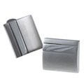 Gerald David Bauman Silver Polished and Satin Cuff Links