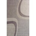 Handmade Alexa Pino Collection Beige Modern Rug (7'6 x 9'6)