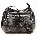 OiOi Black Metallic Out & About Diaper Bag