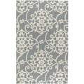 Convenient hint on Hand Tufted rug Hand-tufted Grey Floral Rug (8' x 11')