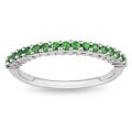 10k White Gold Tsavorite Fashion Ring