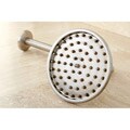 Rainfall Satin Nickel 6-inch Shower Head with 12-inch Shower Arm