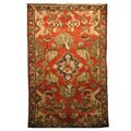 Unprejudiced review on Persian HandKnotted rug Persian Hand-knotted Red/ Ivory Hamadan Wool Rug (4'4 x 6'7)