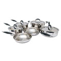 Le Chef Potobelo 10-piece Comfort Grip Stainless Steel Cookware Set