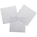 Essential hint about leather hair acc Creative Metal Hearts & Swirls Design Squares (Pack of 3)