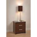 Yaletown 2-drawer Espresso Night Stand