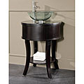 Cirque 31-inch Dark Walnut/ Black Granite Bathroom Vanity