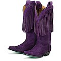 Lane Boots Women's 'Phringe' Purple Boots