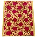 Free connected guideline for Notecard Enchantment Lily Set of 12 Handmade Paper 4x6-inch Red Vine Note Cards (Nepal)