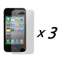Clear Apple iPhone 4 Screen Protector (Pack of 3)