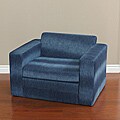 Blue Denim Kids Chair with Fold Out Sleeper