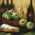 Christina Doelling 'Apples & Brie' Gallery-wrapped Canvas Art