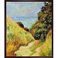 Monet 'Chemin De La Cavee Pourville' Canvas Art