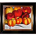 Georgia O'Keeffe 'Apple Family II' Framed Canvas Art
