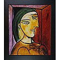 Amazing reviews on pablo picasso Rooster painting Picasso Paintings Marie Therese w/ New Age Black Finish Wood Frame Hand Painted Canvas Art