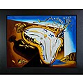 Salvador Dali 'Soft Watch at the Moment of Explosion' Framed Canvas Art
