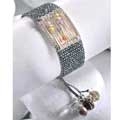 Sterling Silver Small Sliding Stones Beaded Bracelet (Colombia)