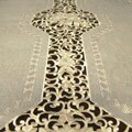  Roman Two-tone Embroidered 72x126-inch Formal Tablecloth 
