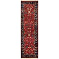 Hand-knotted Turkish Burgundy Wool Rug (2'6 x 8')