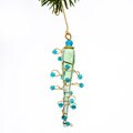 Green Glass Icicle Ornament (India)
