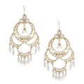 Indian Beedies Interesting Tip Carolee Goldtone Indian Princess Chandelier Earrings