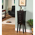 Eiffel Black 5-Drawer Jewelry Armoire