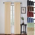 Insulated Faux Silk 84-inch Blackout Panel Pair
