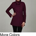 Tommy Hilfiger Women's Low-Waisted Wool Blend Coat