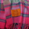 Marple Fuchsia Plaid Throw
