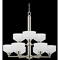 Titan Energy Star 9-light Satin Nickel Chandelier