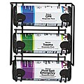First Aid Only 3-Unit Black Steel Rack