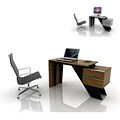 Accommodating article on Oak desk Library Modloft Lift Desk
