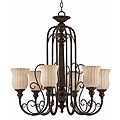 Madamoiselle Tortoise Shell 6-light Chandelier