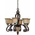 Ironstone Platinum Bronze 6-light Chandelier