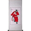 'Chinese Demon Hunter' Wall Art Scroll Painting (China)