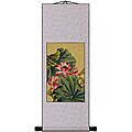 'Lotus Flower' Wall Art Scroll Painting (China)