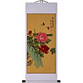 Some guidance on china Butterfly 'Flower and Butterfly' Wall Art Scroll Painting (China)