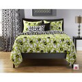 Full Circle Green 6-pc Queen-size Duvet Cover and Insert Set