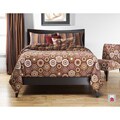 Convenient fact on Rockin Jukebox Rockin Around Reversible 6-piece King-size Duvet Cover and Insert Set