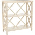 Weymouth Distressed Ivory Bookcase