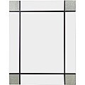 Spectrum 38x30 Dark Mahogany Wall Mirror