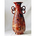 Trusted china Vase website Vintage 14-inch Chinese Red Lacquer Cinnabar Vase
