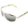 Men's D0392 Silvertone Aviator Sunglasses